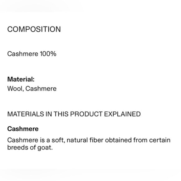 ✨H&M ✨Premium Selection Cashmere Top Taupe S - Picture 9 of 9